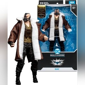 Rare McFarlane Toys DC Multiverse Bane action figure The Dark Knight Trilogy